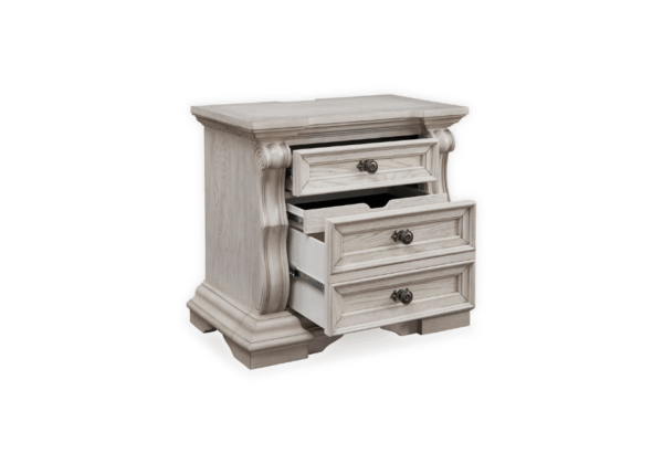 Bruchandi Antique White Nightstand - Image 2