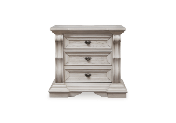 Bruchandi Antique White Nightstand - Image 4
