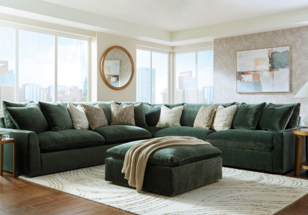 Carriage View Jade 3-Piece Sectional - Image 2