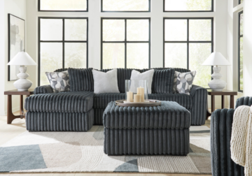 Alternative view of Midnight-Madness Gunmetal 2-Piece Sectional