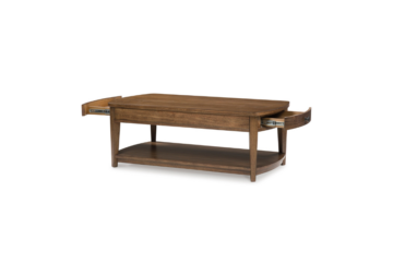 Alternative view of Burkbyer Brown Rectangular Cocktail Table