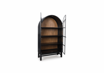 Alternative view of Greddinton Black Display Cabinet