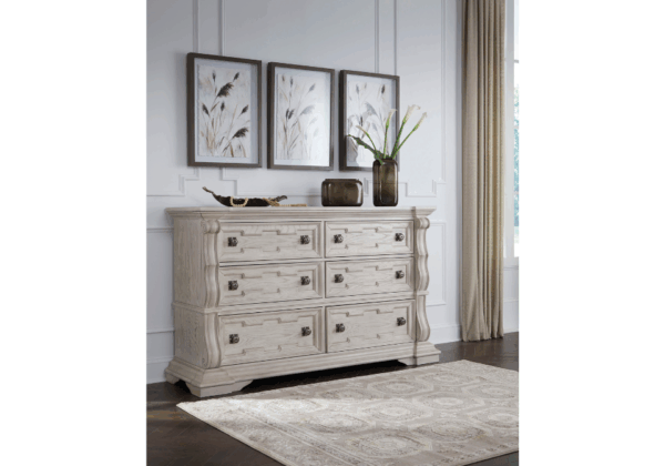 Bruchandi Antique White Dresser - Image 3
