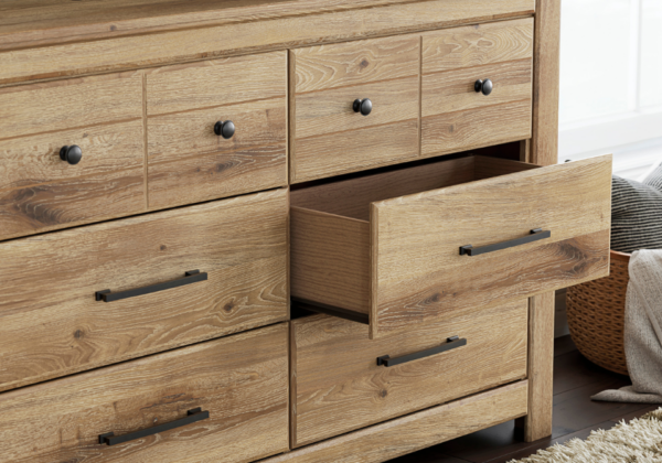 Makidern Tan Six-Drawer Dresser - Image 2