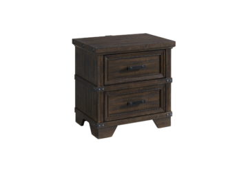 Colorado City Charcoal Nightstand