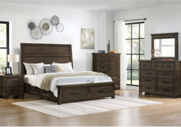 Colorado City Charcoal Queen Four-Piece Set
