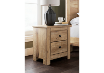 Makidern Tan Two-Drawer Nightstand