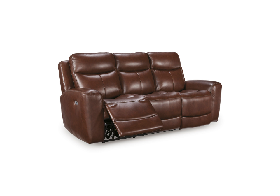 Next Move Mahogany Power Reclining Sofa