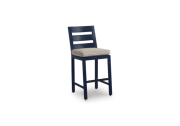 East Beach Navy Blue Barstool
