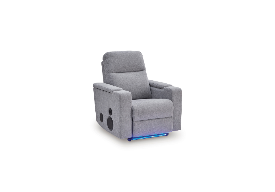 Pineland Pewter Glider Power Recliner