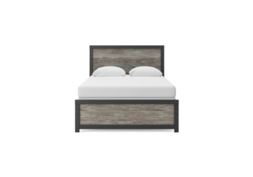 Alternative view of Broachmyn Black/Gray Queen Bed
