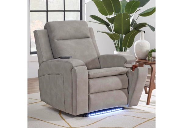 Neil Taupe Power Recliner - Image 2