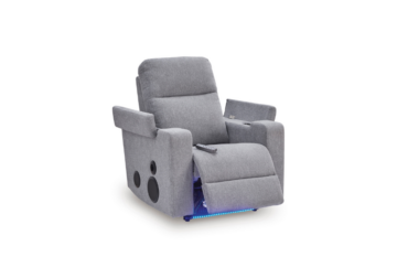 Alternative view of Pineland Pewter Glider Power Recliner