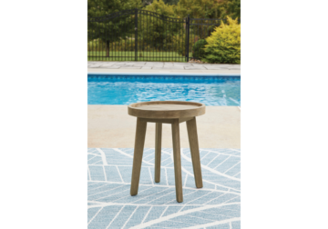 Alternative view of Marina Sun Beige Round End Table