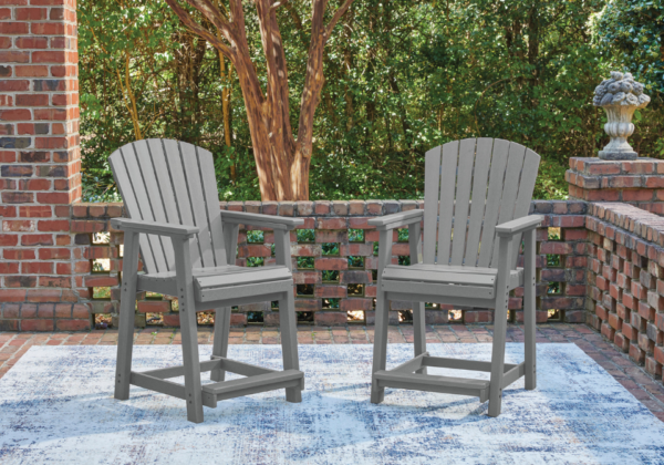 Sanctuary Beach Dark Gray Barstool - Image 2
