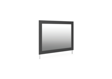 Broachmyn Black/Gray Bedroom Mirror