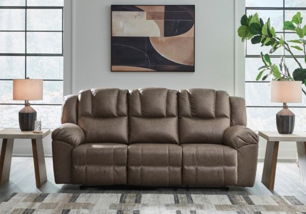 Lowilla Driftwood Reclining Loveseat - Image 3