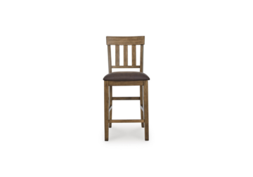 Alternative view of Urbinforte Brown Dining Upholstered Barstool