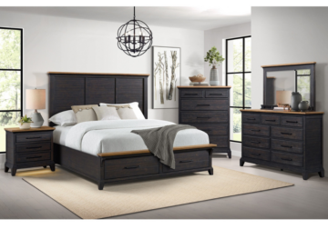 Alternative view of Montrose Espresso King Storage Bed
