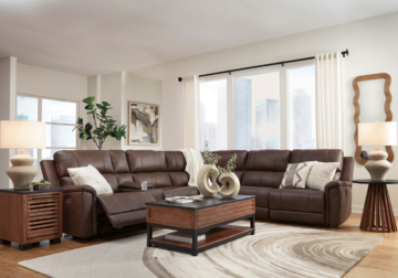 Alternative view of Bleckley Espresso 6-Piece Power Reclining Sectional