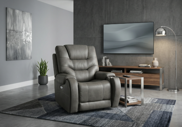 Logan Smoke Power Recliner - Image 2