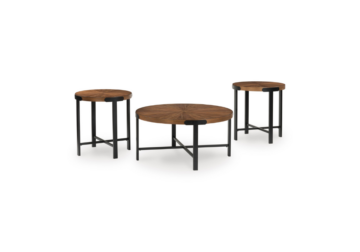 Crosstrail Brown Occasional Table Set