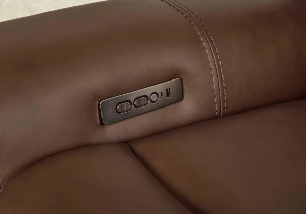 Alberta Brown Power Sofa - Image 3