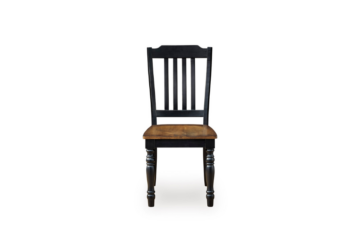 Alternative view of Clorazi Black/Brown Dining Side Chair