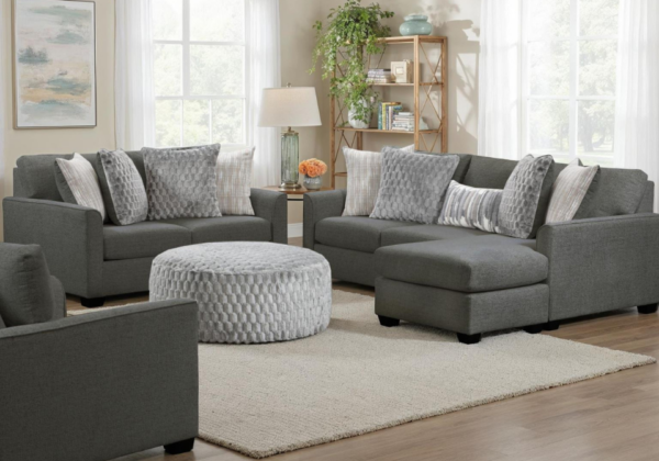 Irving Charcoal Chair - Image 2