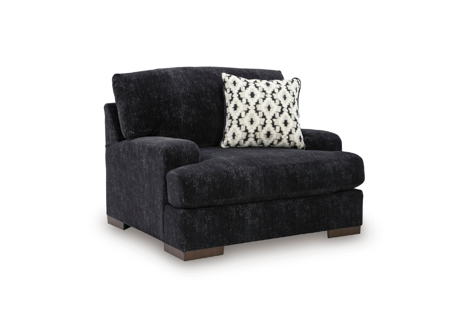 Whitmore Manor Black Pearl Chair and a Half