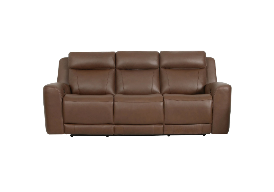 Alberta Brown Power Sofa