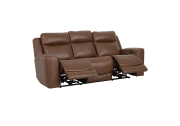 Alternative view of Alberta Brown Power Sofa