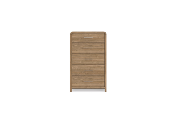 Gramburg Brown Five-Drawer Chest - Image 2