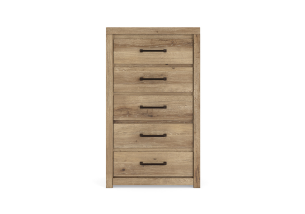 Brozmont Tan Five-Drawer Chest - Image 2