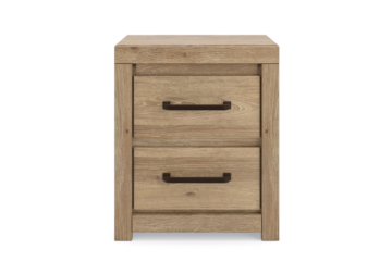 Alternative view of Brozmont Tan Two Drawer Nightstand