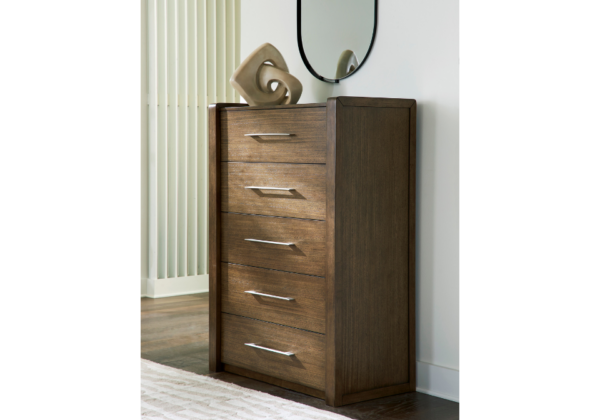 Marxmore Brown Five-Drawer Chest - Image 3
