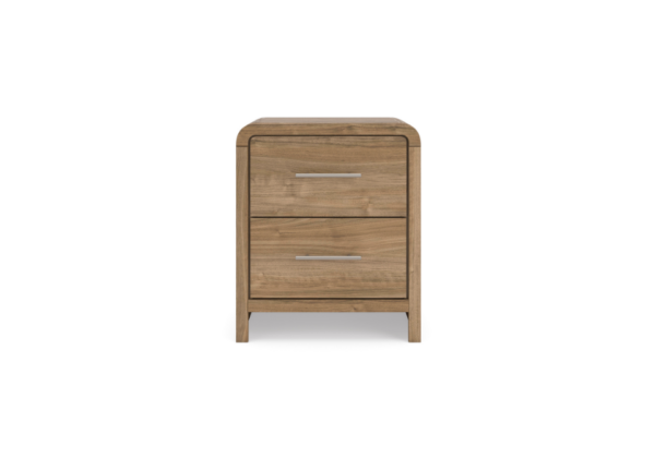 Gramburg Brown Two-Drawer Nightstand - Image 2