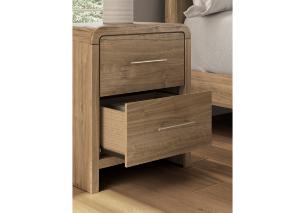 Gramburg Brown Two-Drawer Nightstand - Image 4