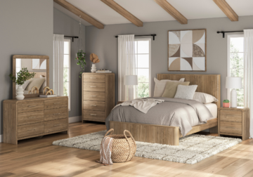 Gramburg Brown Queen Five-Piece Set