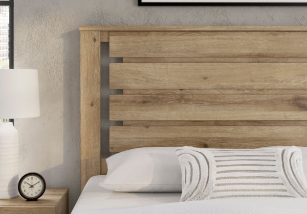 Brozmont Tan King Panel Bed - Image 4