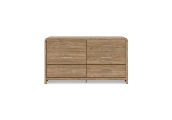 Gramburg Brown Six-Drawer Dresser - Image 2