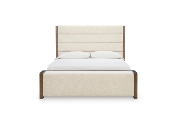 Marxmore Brown King Upholstered Storage Bed - Image 2