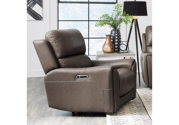 Hamilton Dark Brown Recliner - Image 3