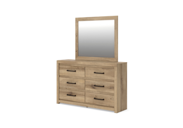 Brozmont Tan Six-Drawer Dresser - Image 5