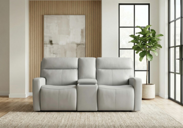 Chase Grey Power Reclining Loveseat - Image 3