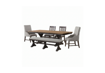 Alternative view of Montrose Espresso/Grey 6-Piece Dining Set