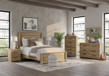 Brozmont Tan Queen Five-Piece Set